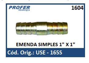 EMENDA SIMPLES 1 X 1