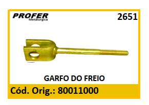 GARFO DO FREIO 2651