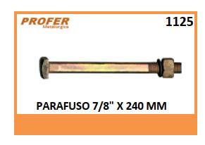 PARAFUSO 7/8 X 240 MM