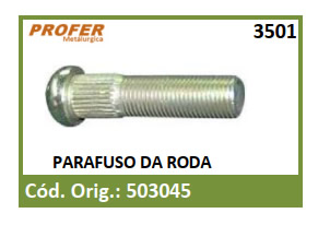 PARAFUSO DA RODA 3501