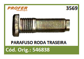 PARAFUSO RODA TRASEIRA 3569