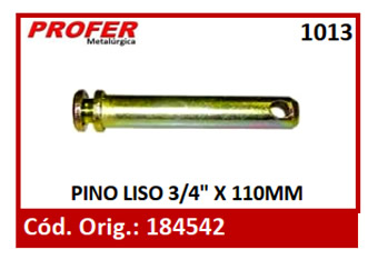 PINO LISO 3/4 X 110MM