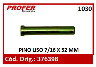 PINO LISO 7/16 X 52 MM