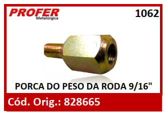 PORCA DO PESO DA RODA 9/16